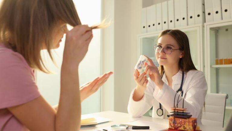 vitaminas para queda de cabelo